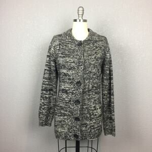 •Carol Rose• Black & Gray Mixed Knit Sweater